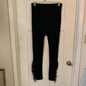 Lane Bryant E/F fringed leggings